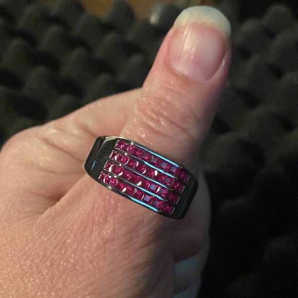 Men’s “Ruby” Ring size 14 - Picture 1 of 5